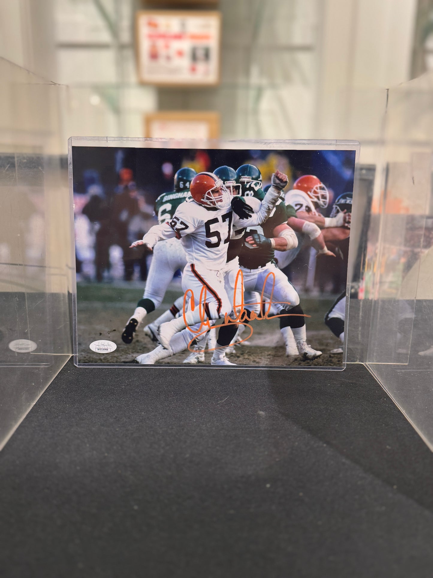 Cleveland Browns Clay Matthews Hand Signed Autographed 8x10 photo JSA COA