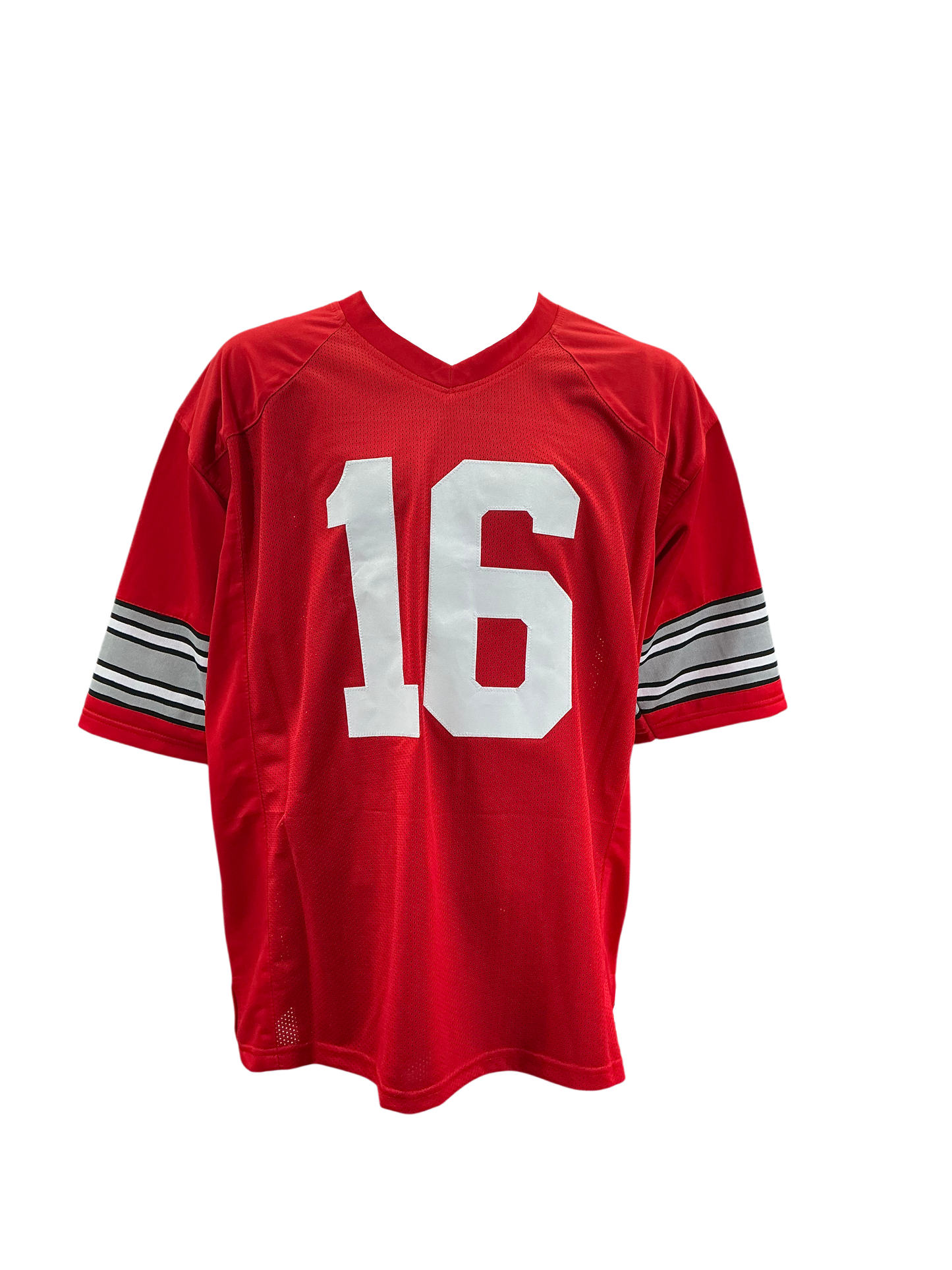 J.T. Barrett Ohio State Buckeyes Signed Autographed Custom Jersey Prime Time Witness COA