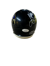 Load image into Gallery viewer, Baltimore Ravens Hand Signed Autographed Mini Helmet JSA COA