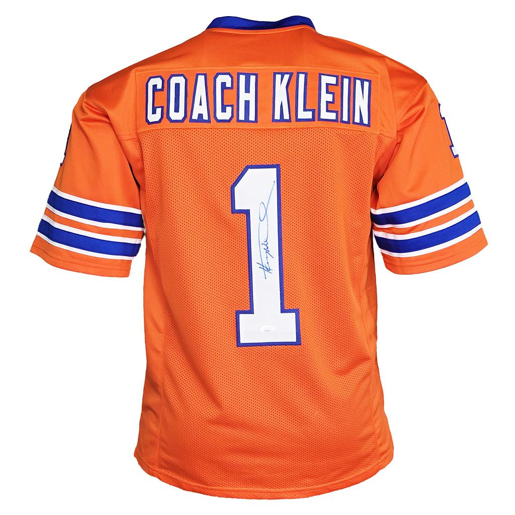 Henry Winkler Coach Klein The Water Boy Hand Signed Autographed Custom Orange Jersey JSA COA