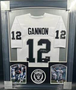 Oakland Raiders Rich Gannon Signed Jersey Framed & Matted with JSA COA