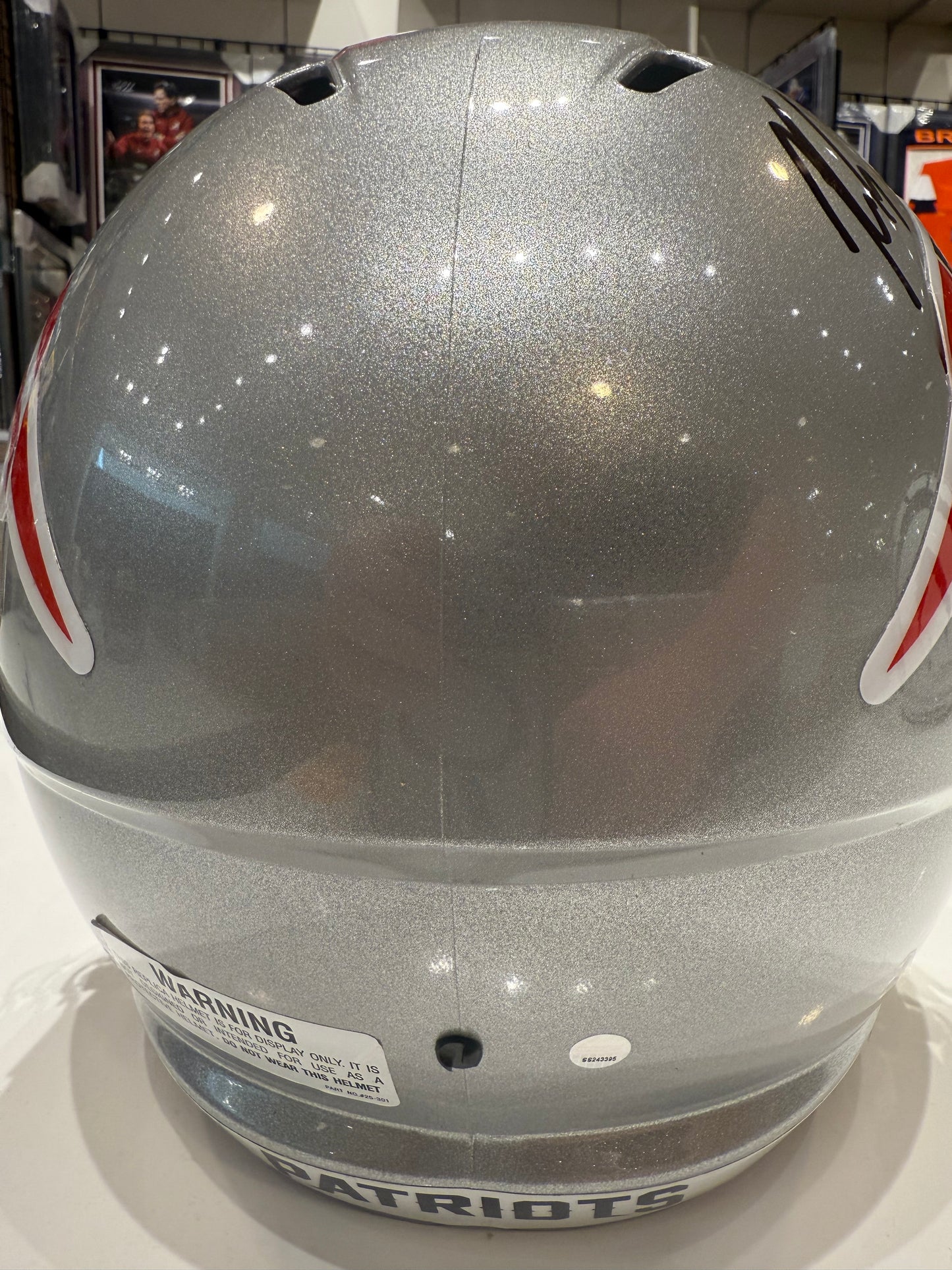 New England Patriots Rob Gronkowski Signed Autographed Full Size Replica Helmet Steiner COA