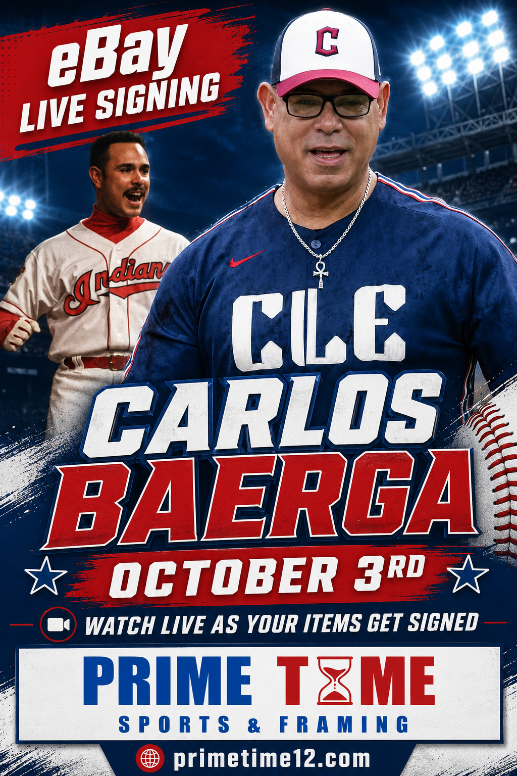 Carlos Baegra Mail-in Ticket for Private Signing on 1 Item YOU WILL NOT MEET Carlos Baegra