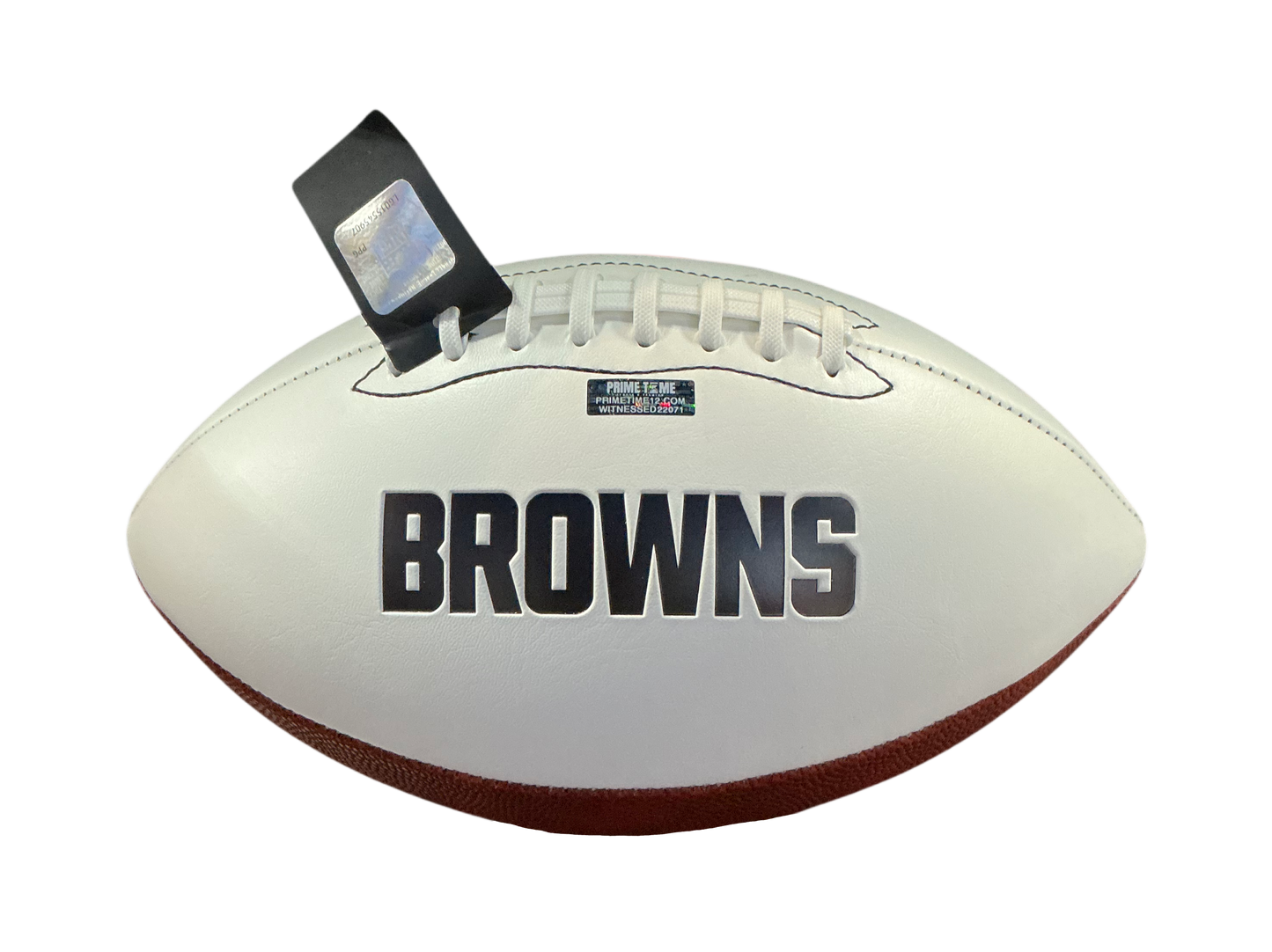 Clay Matthews Signed Autographed Cleveland Browns Logo Football COA