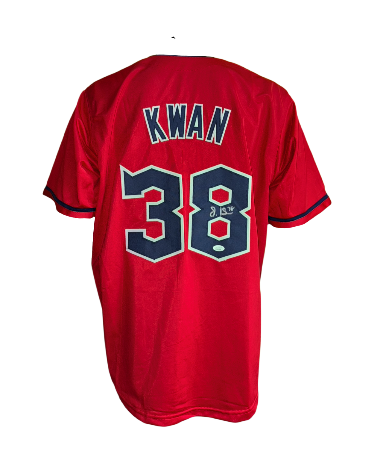 Steven Kwan Signed Autographed Cleveland Guardians Custom Ted Jersey JSA COA