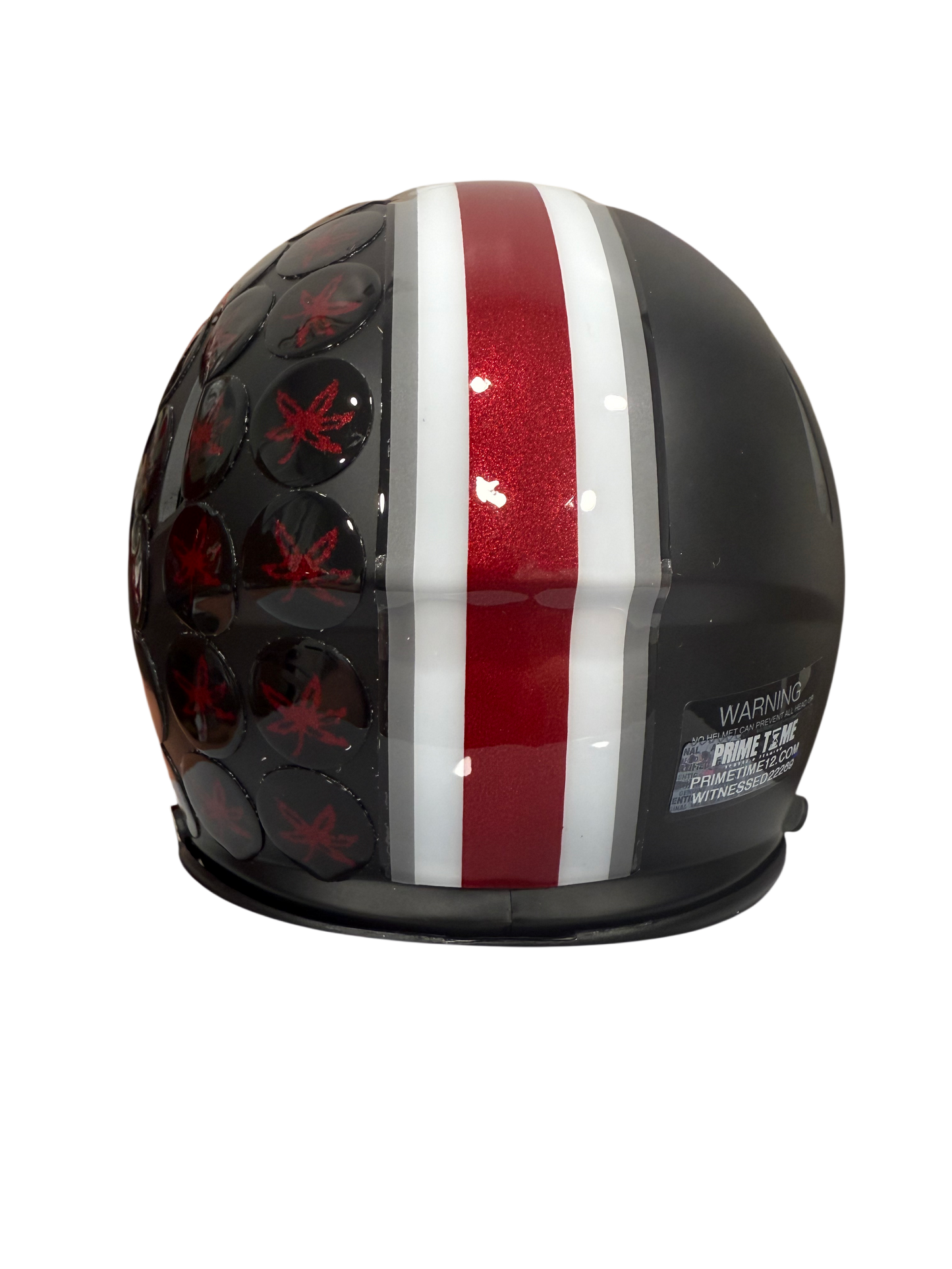 Bo Jackson Signed Autographed Ohio State Mini Helmet Prime Time Witness COA