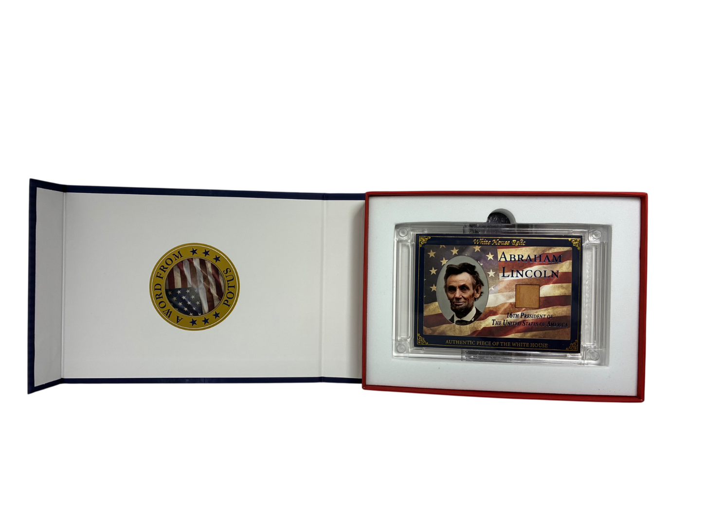 A Word From POTUS 16th President Abraham Lincoln White House Relic