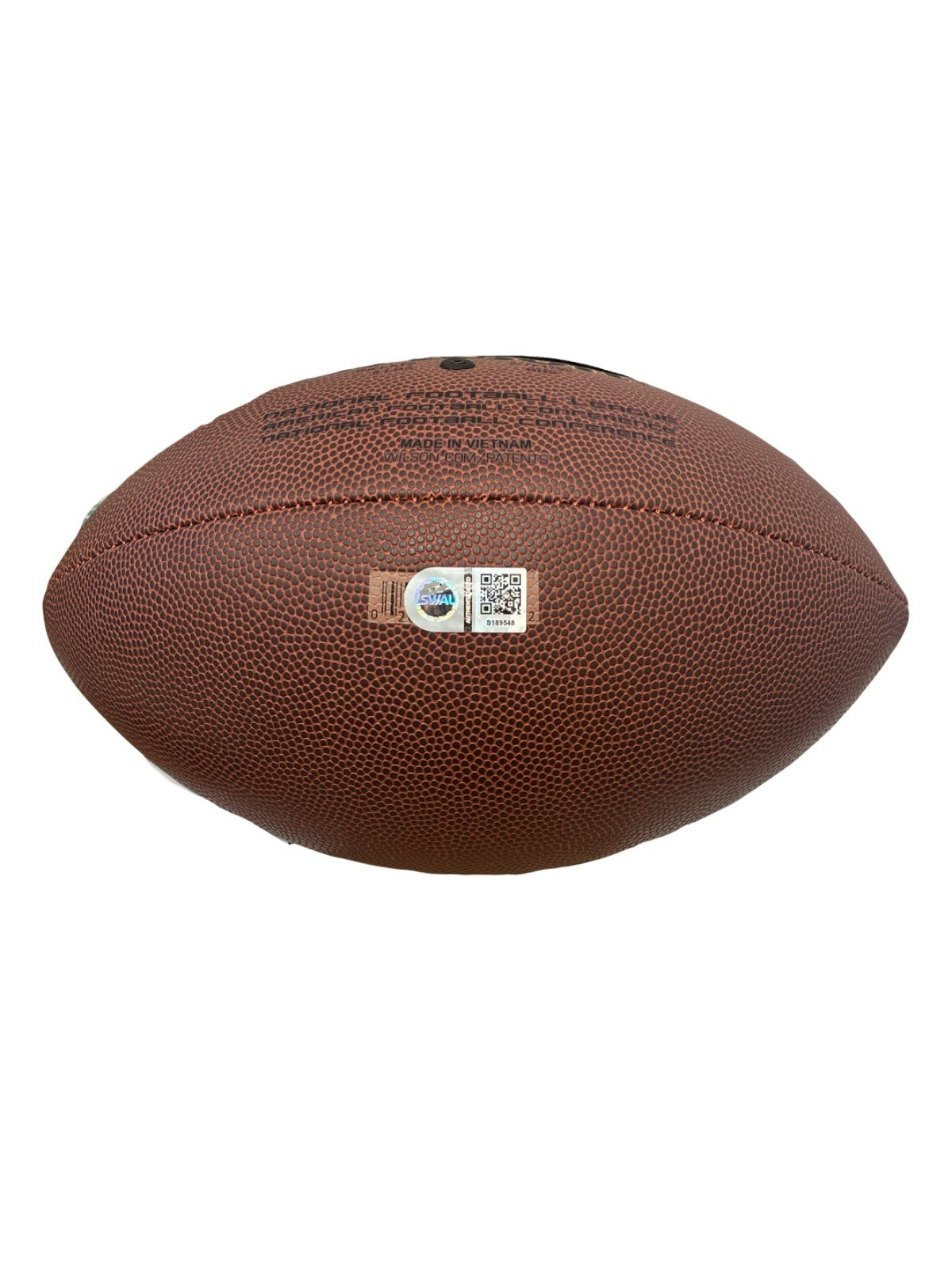 TreVeyon Henderson Signed Autographed Inscribed Football SWAU COA