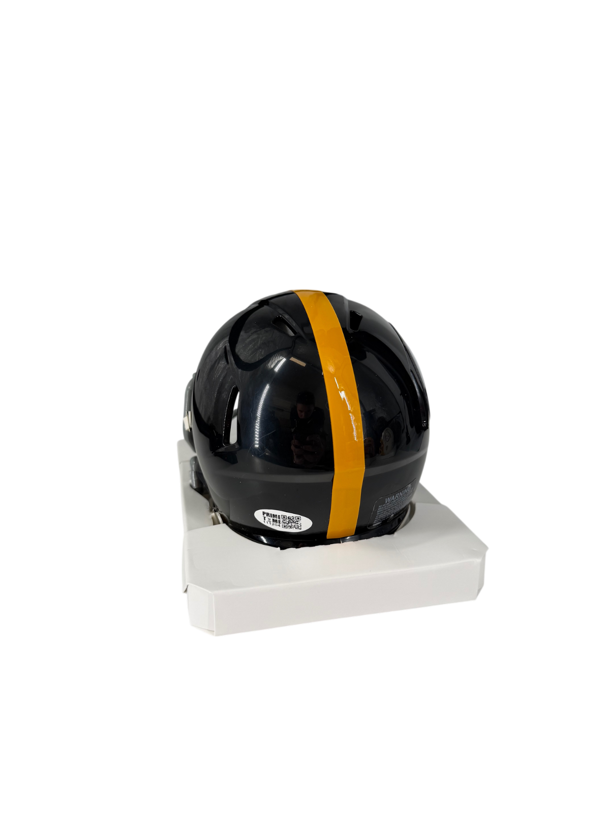 Le'Veon Bell Signed Autographed Steelers Black Mini Helmet Prime Time Witness