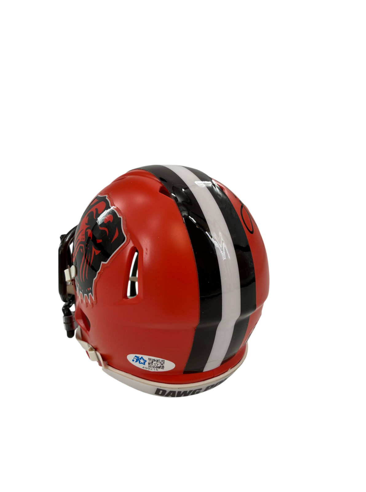 Joe Flacco Signed Autographed Browns Mini Helmet 5 Star Certified