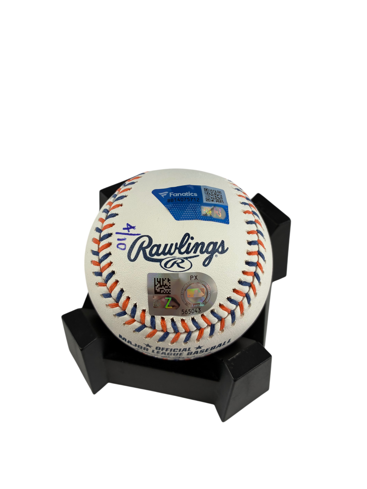 Francisco Lindor Signed Autographed Mets Baseball MLB/ Fanatics COA