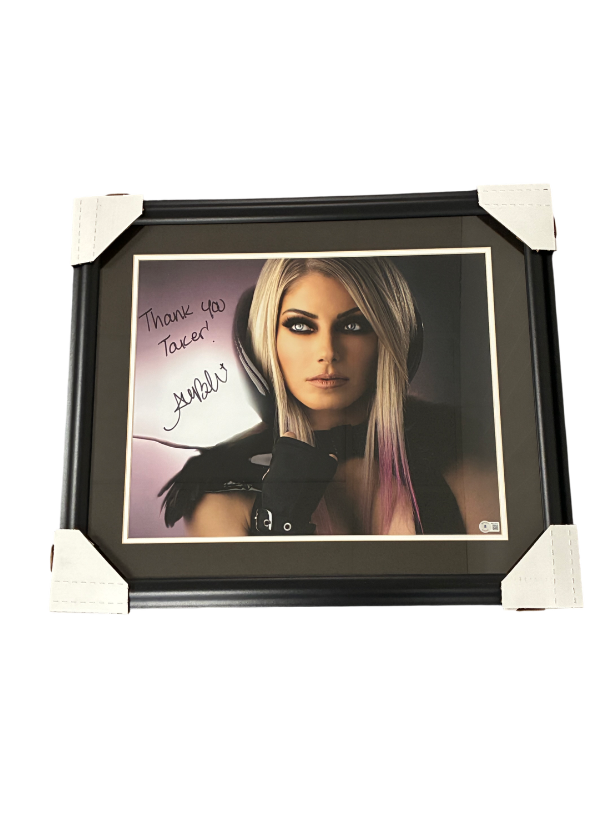 Alexa Bliss Signed Autographed Inscribed Custom Framed Photo BAS COA
