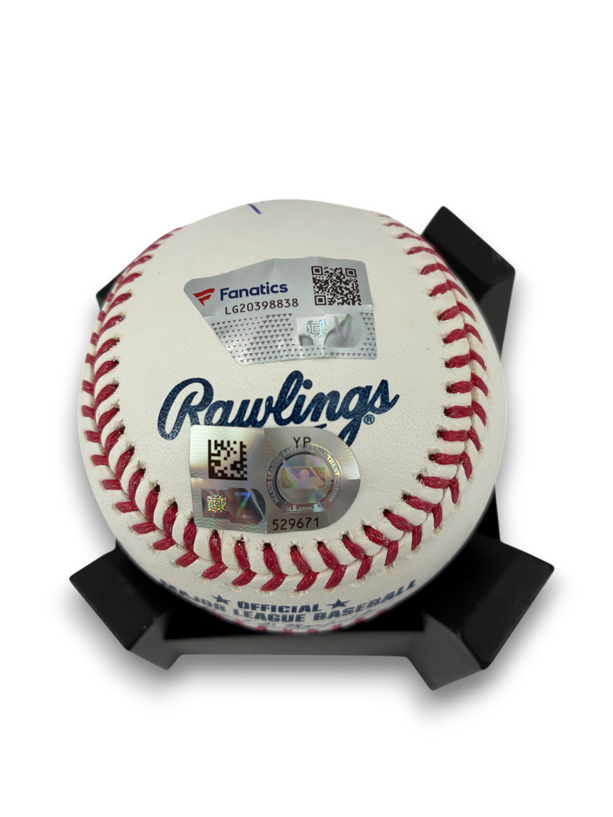 Jackson Holiday Signed Autographed Inscribed Rawlings Baseball MLB/ Fanatics
