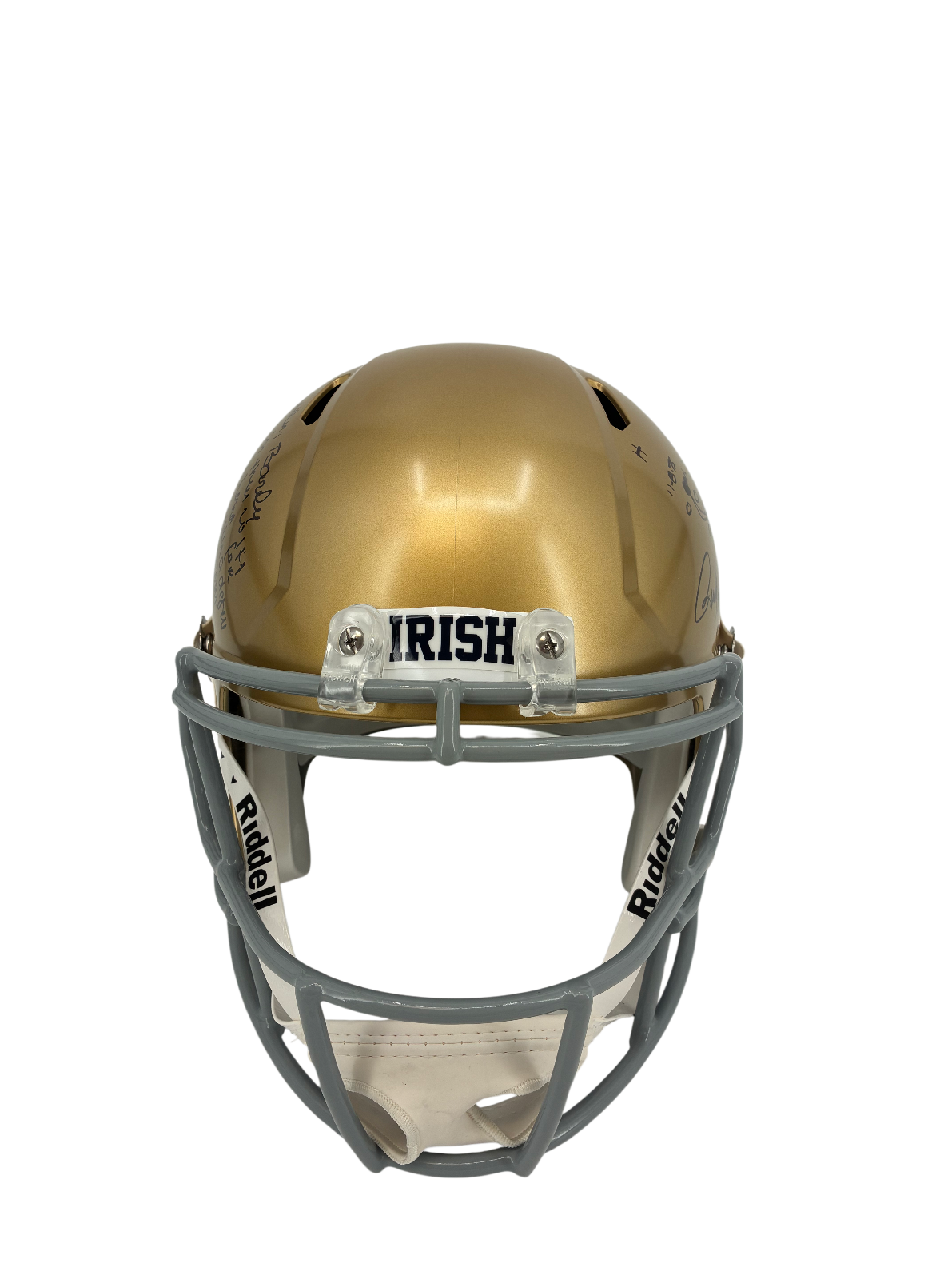 Rudy Ruettiger Signed Autographed Inscribed Speech Irish Helmet Prime Time Wit.
