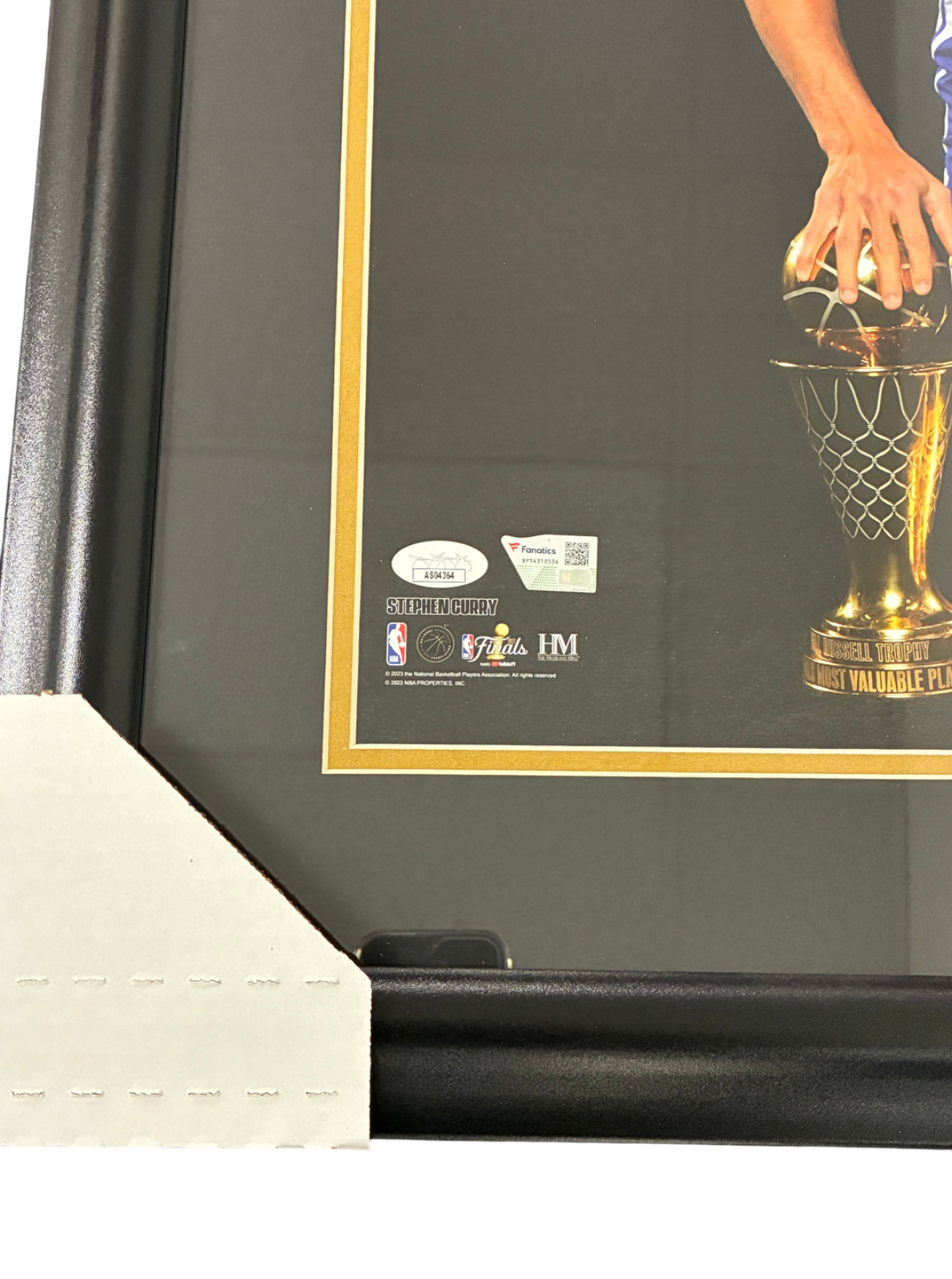 Stephen Curry Signed Autographed Warriors Custom Framed 16x20 Photo JSA Fanatics