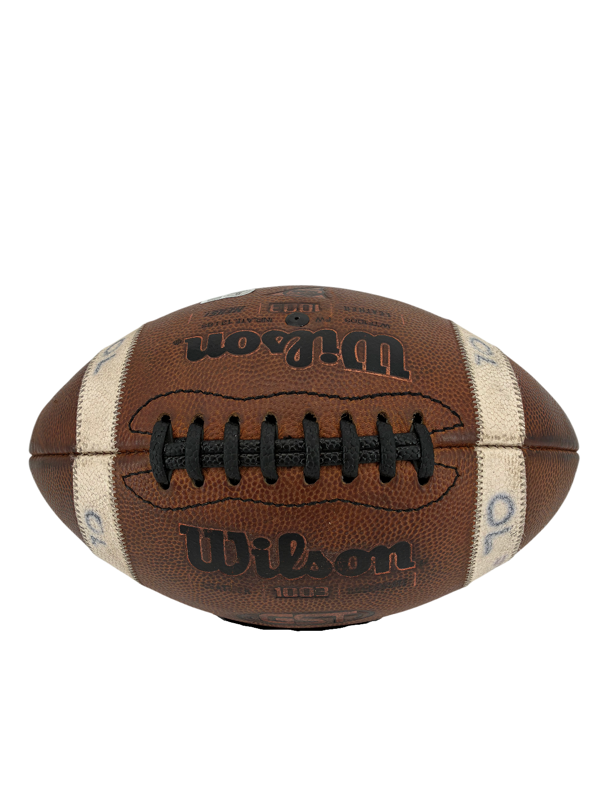 Cardale Jones Signed Autographed w/ Inscription Buckeyes Wilson Football BAS COA