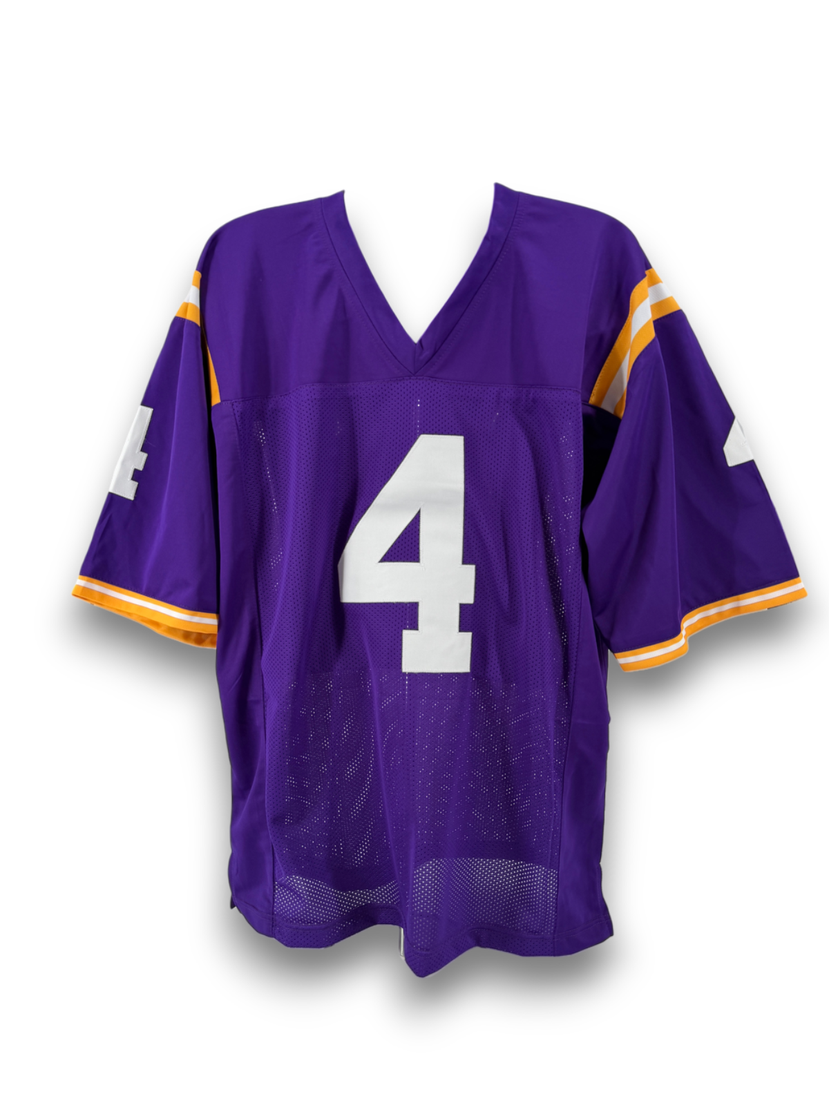 Mansoor Delane Signed Autographed Tigers Custom Purple Jersey Prime Time Witness