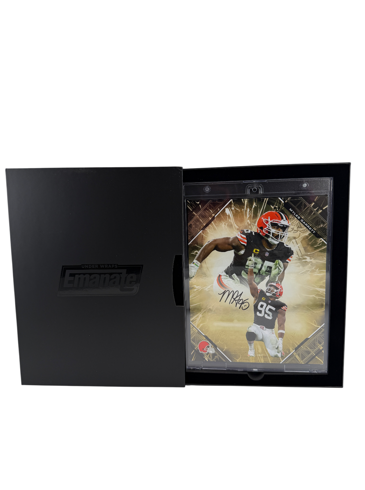 Myles Garrett Signed Autographed Browns 8x10 Fanatics Emanate Authentic
