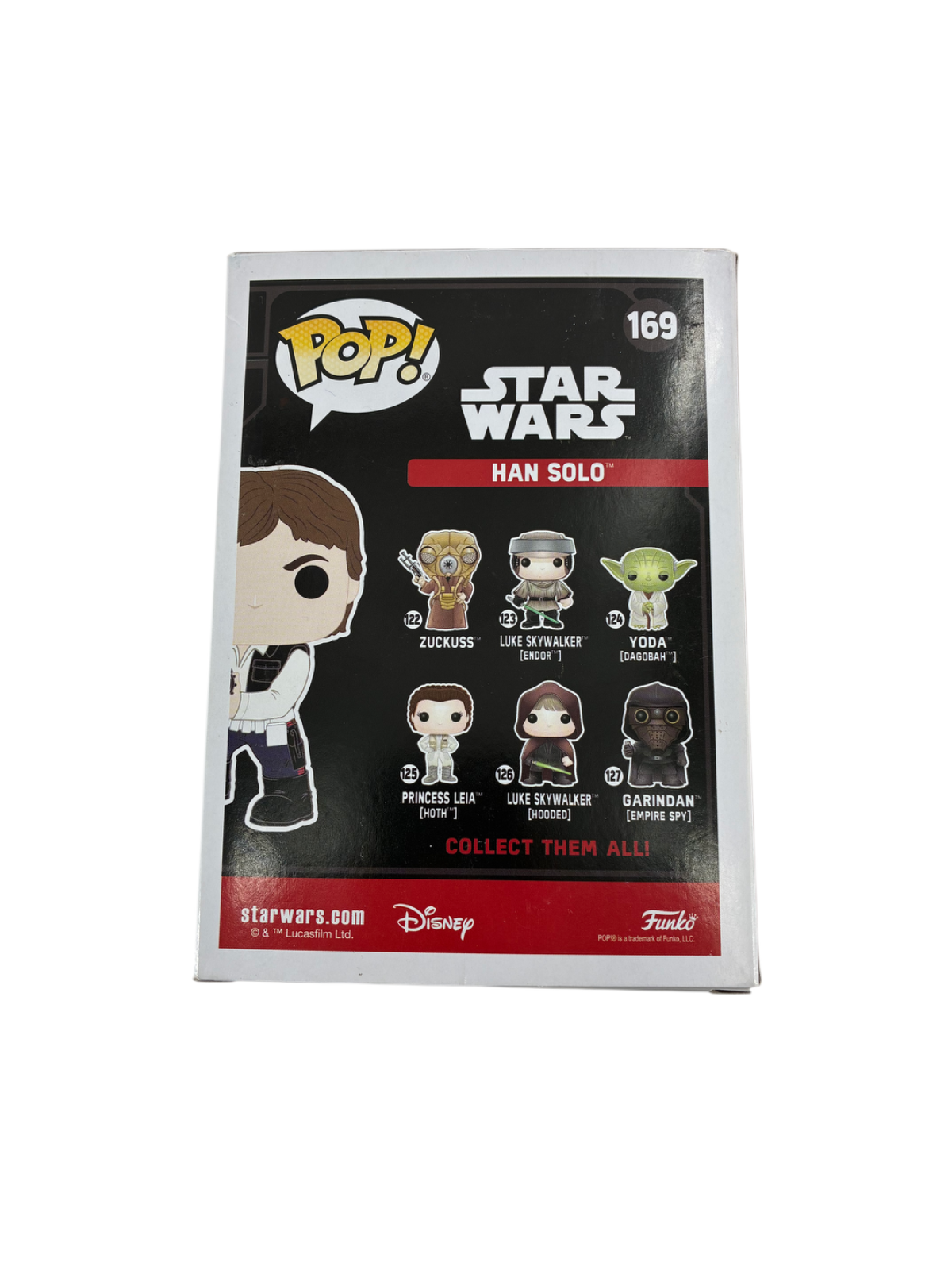 Harrison Ford Signed Autographed Han Solo Star Wars Funk Pop BAS COA