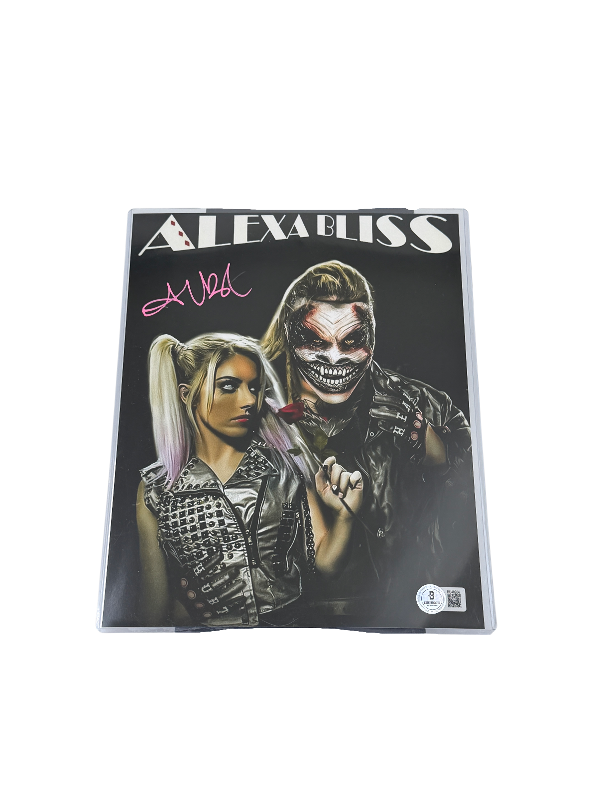 Alexa Bliss Signed Autographed WWE 8x10 Photo BAS COA