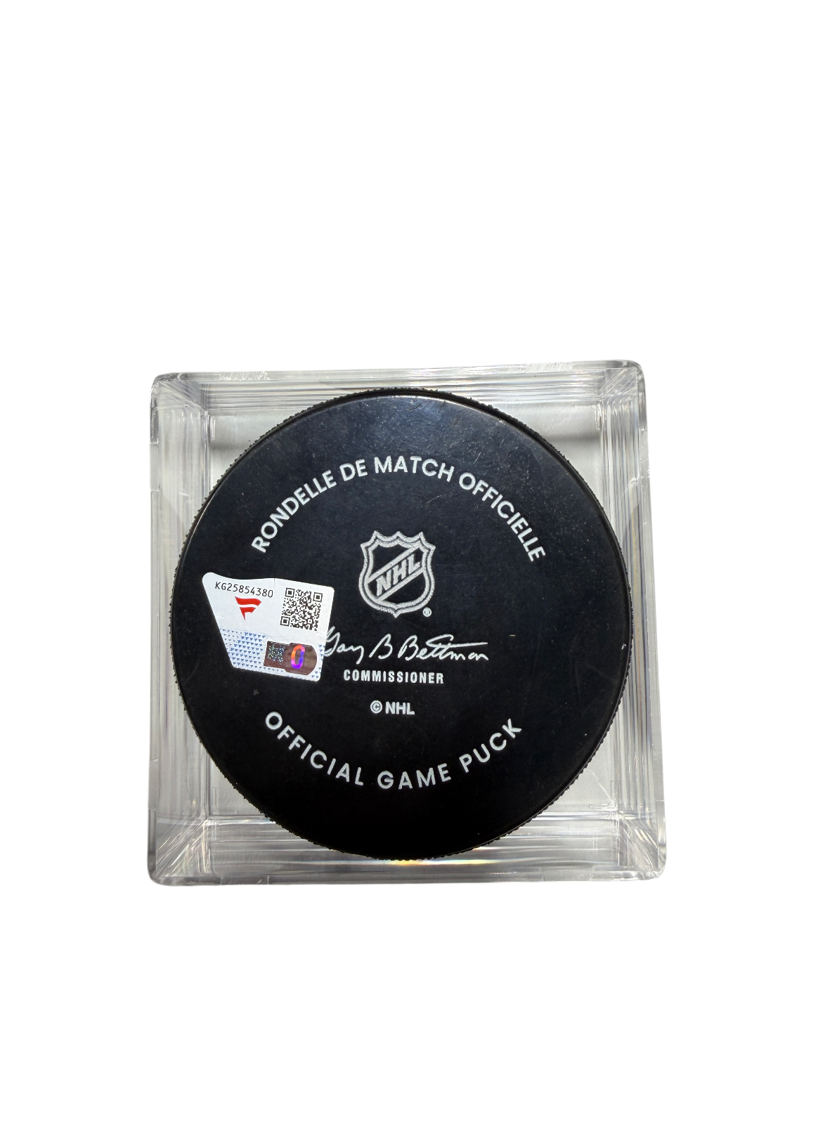 Jaromir Jagr Signed Autographed NHL Rangers Puck Fanatics UnderWraps