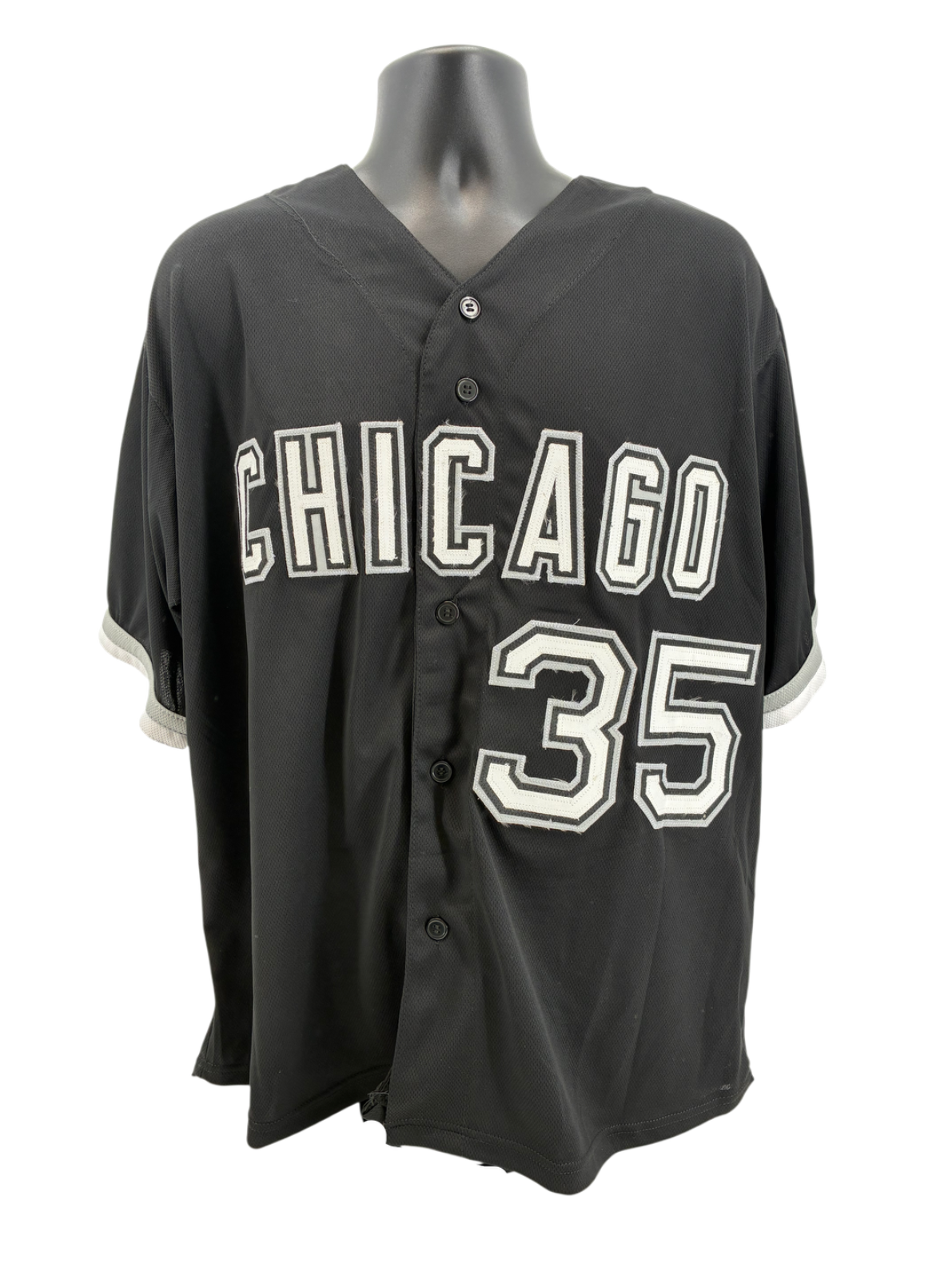 Frank Thomas Signed Autographed Chicago Custom Jersey JSA COA