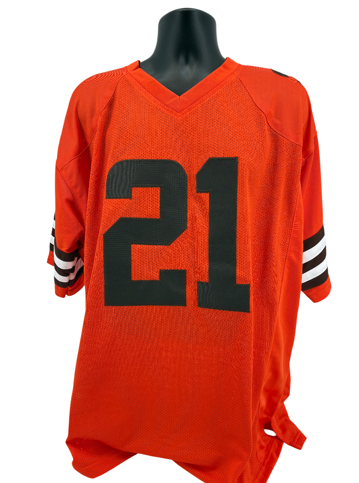 Denzel Ward Signed Autographed Browns Custom Jersey Prime Time Witness