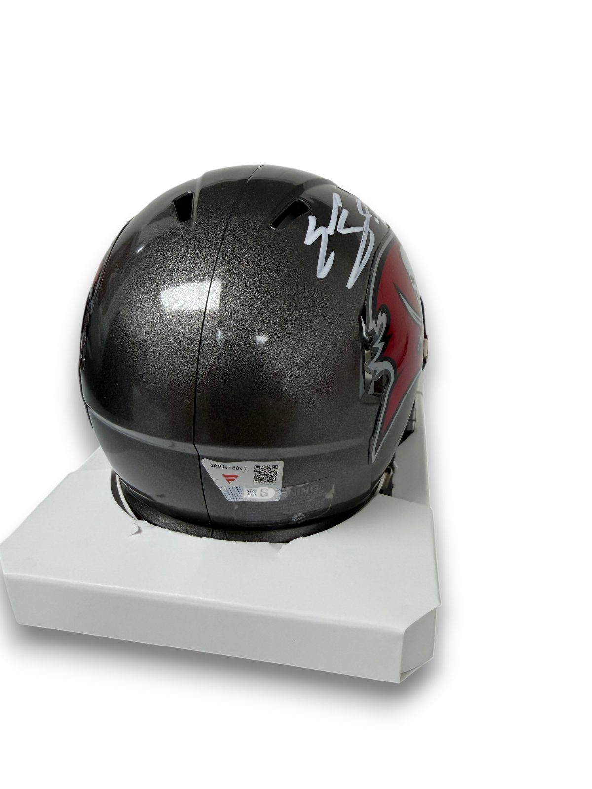 Emeka Egbuka Signed Autographed Buccaneers Mini Helmet Fanatics