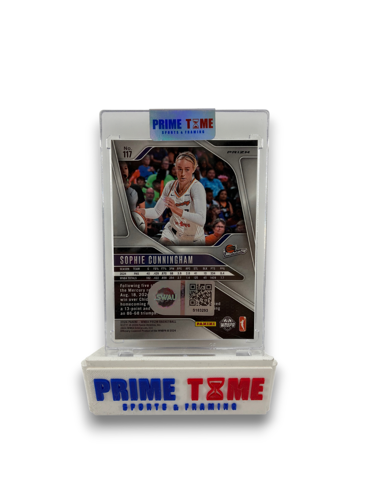 Sophie Cunningham Signed Autographed 2024 Panini Prizm WNBA Phoenix Mercury SWAU