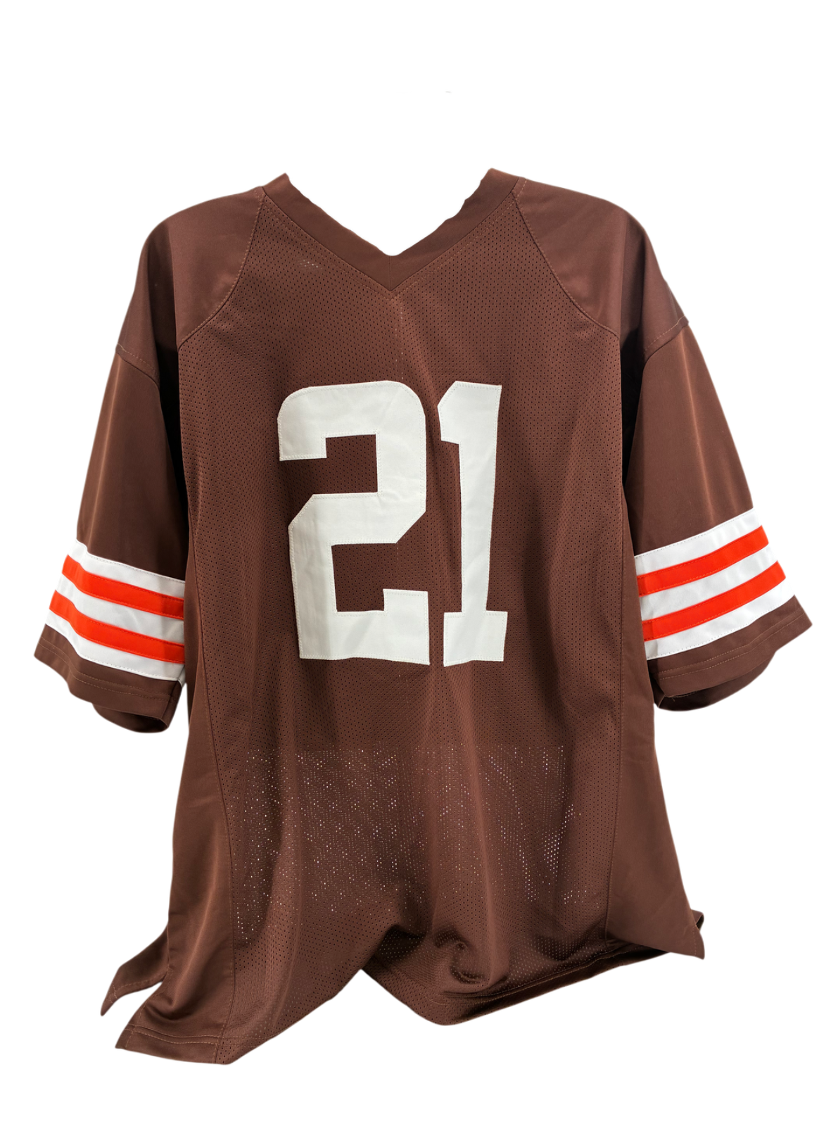 Denzel Ward Signed Autographed Browns Custom Jersey Prime Time Witness