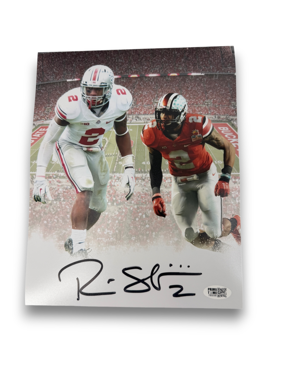 Ryan Shazier Signed Autographed Buckeyes 8x10 Photo Prime Time Witness