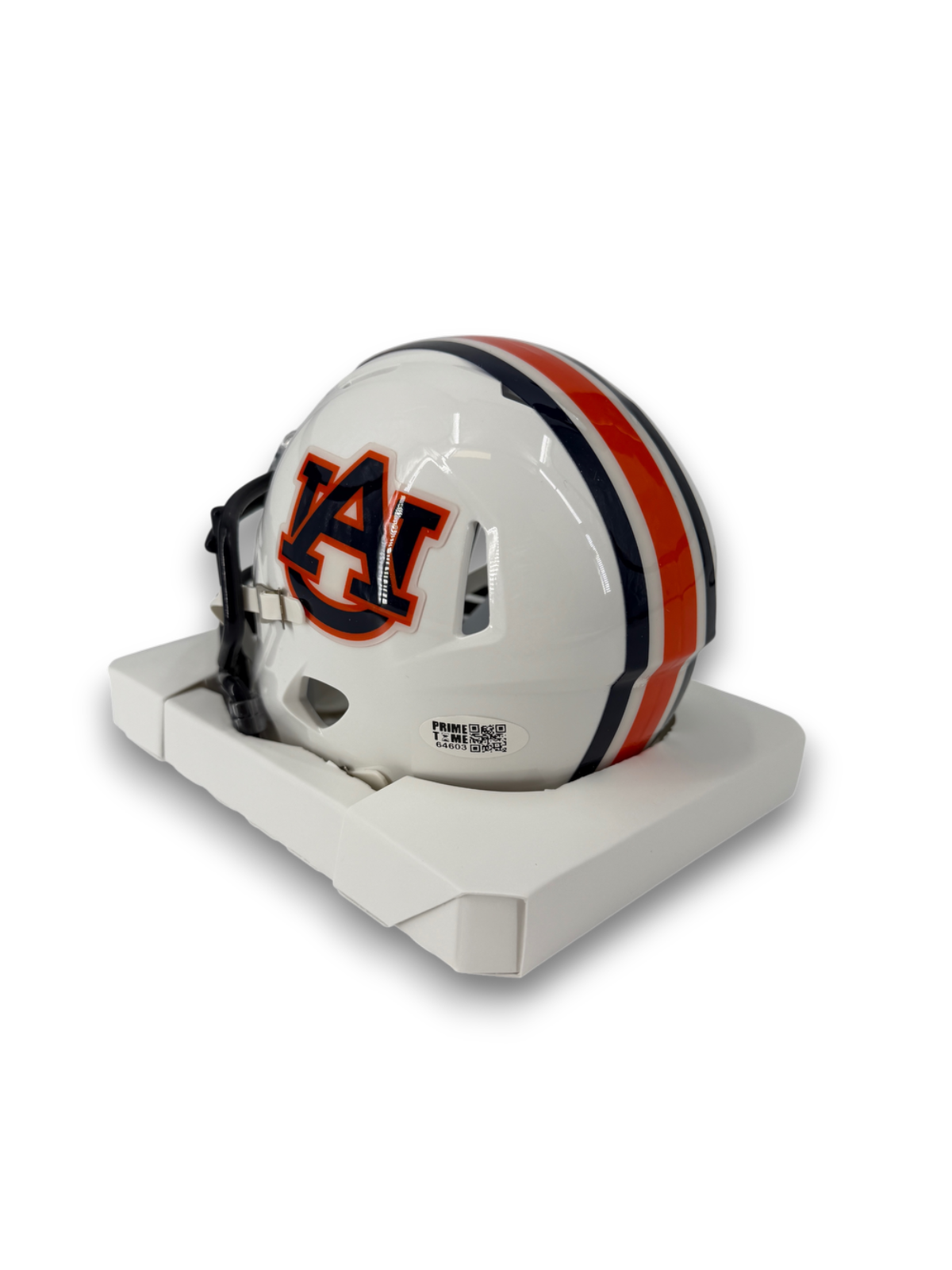 Kendrick Fualk Signed Autographed Tigers White Mini Helmet Prime Time Witness