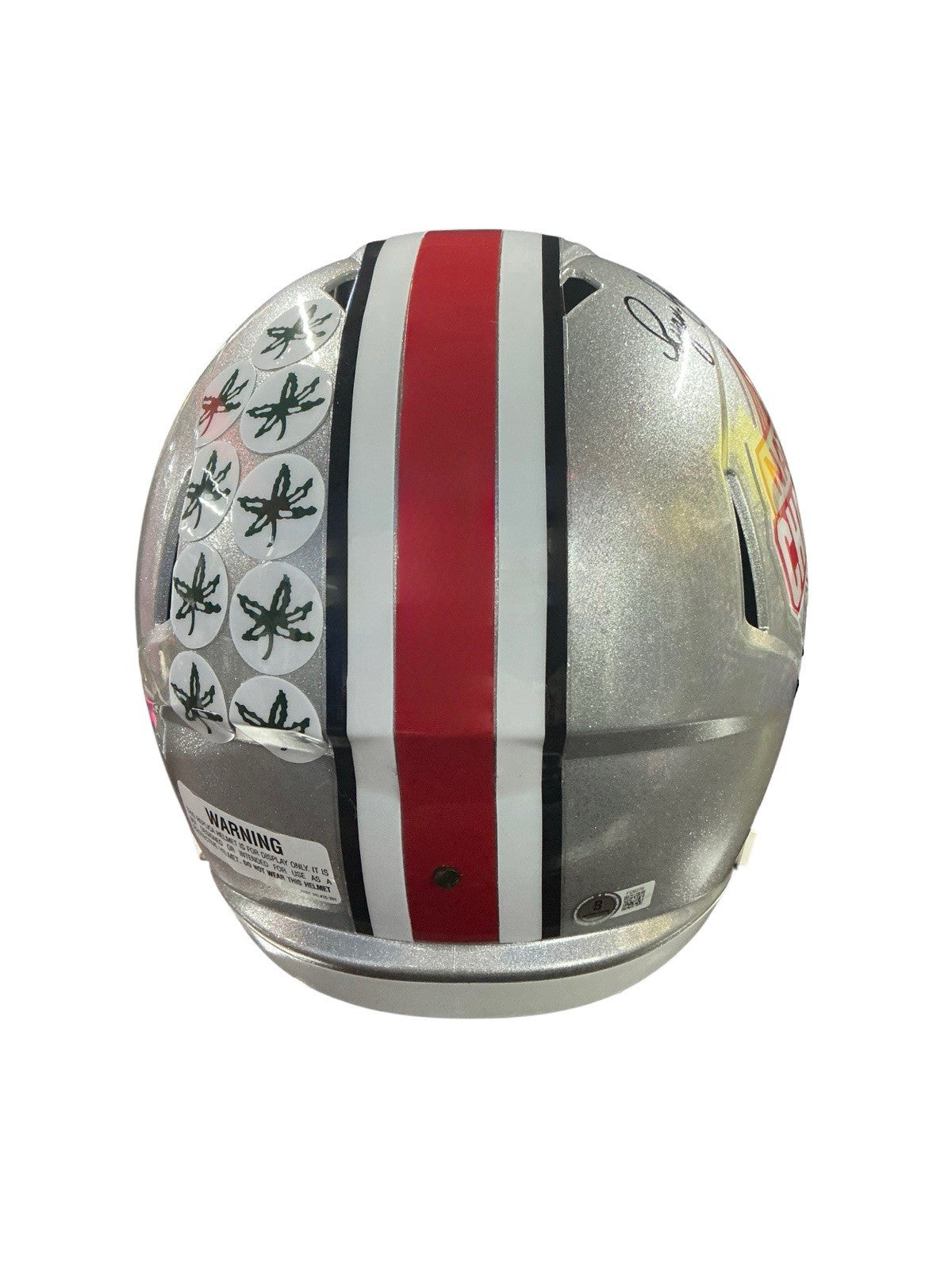 Ryan Day Ohio State Buckeyes Signed Riddell Replica National Champs Helmet BAS