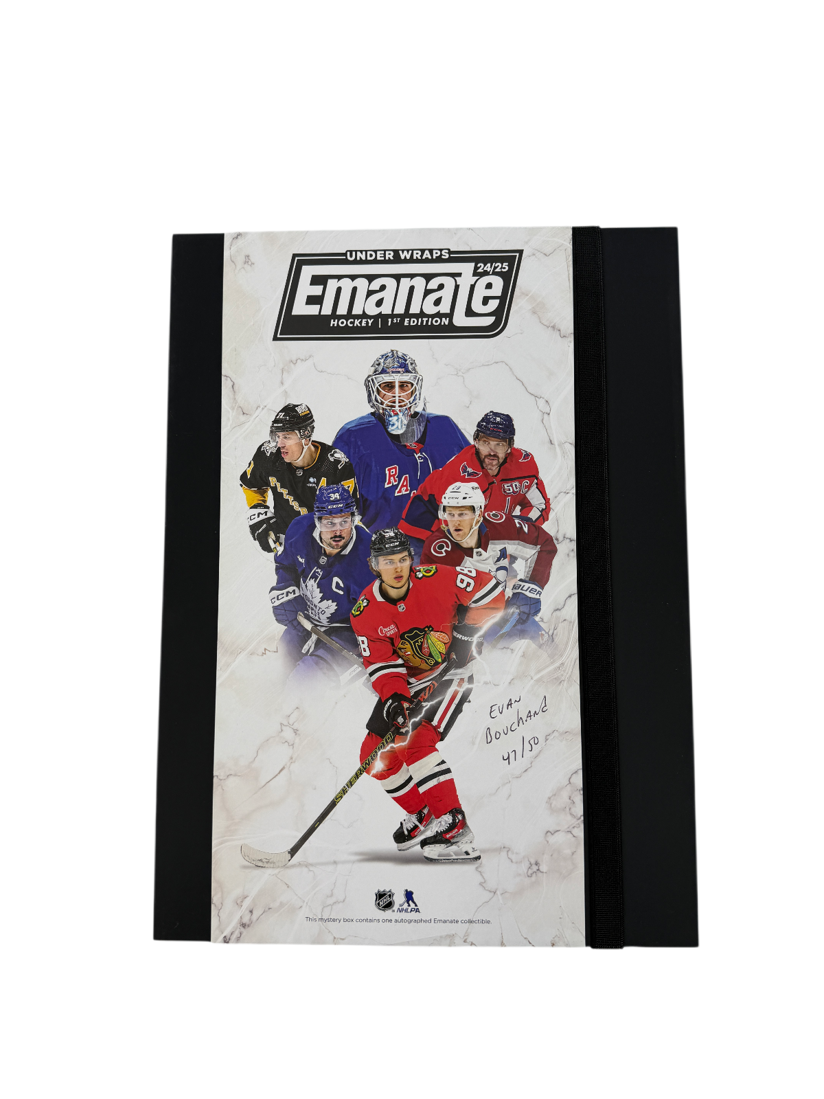 Evan Bouchard Signed Autographed NHL Oilers Fanatics Emanate Authentic