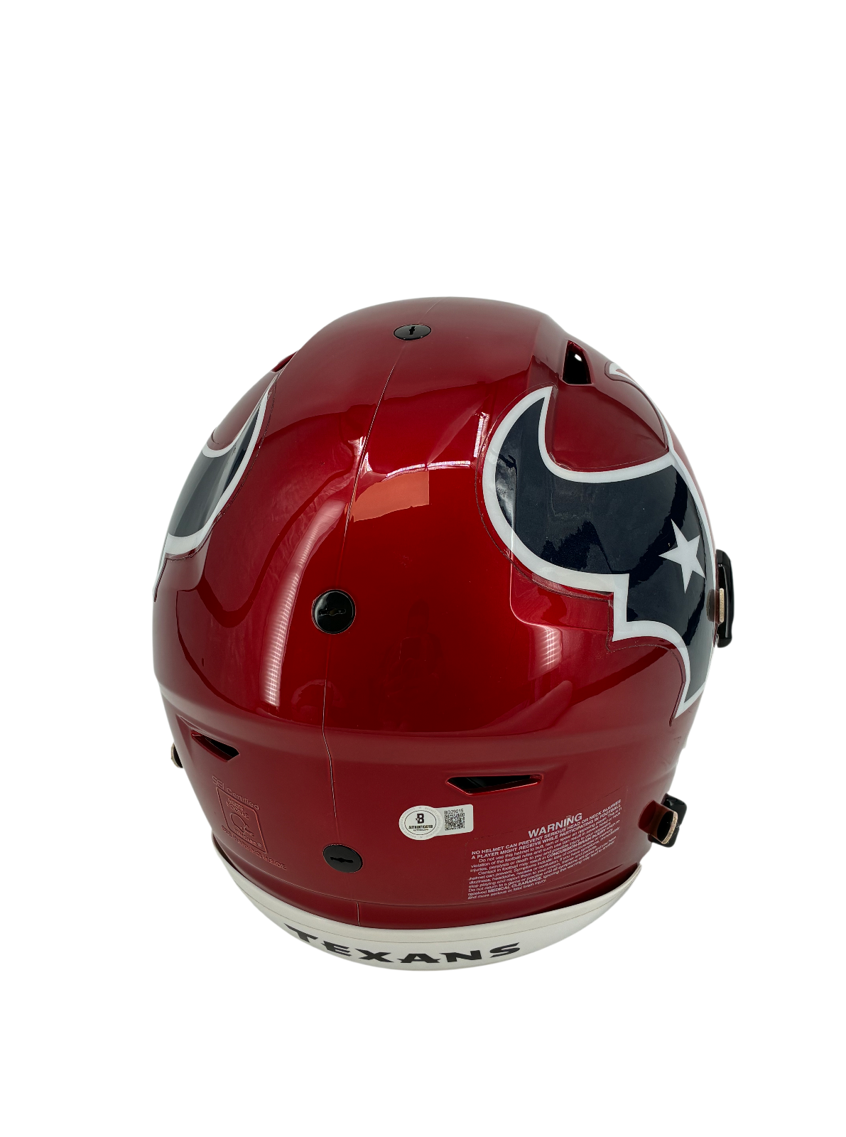 JJ Watt Signed Autographed Texans Authentic Speed Flex Helmet BAS COA