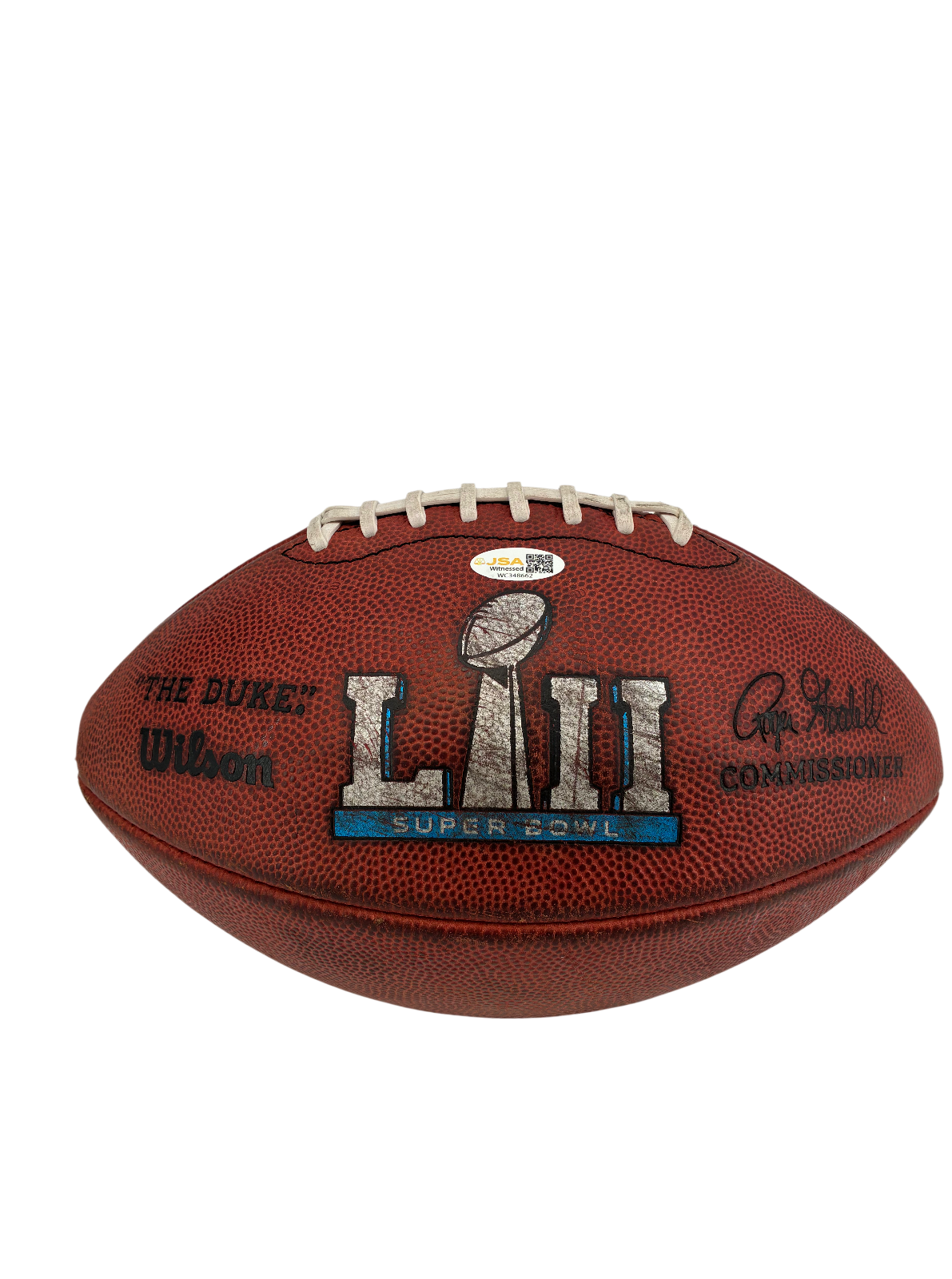 Adrian Peterson Signed Autographed Wilson Super LII Football JSA COA