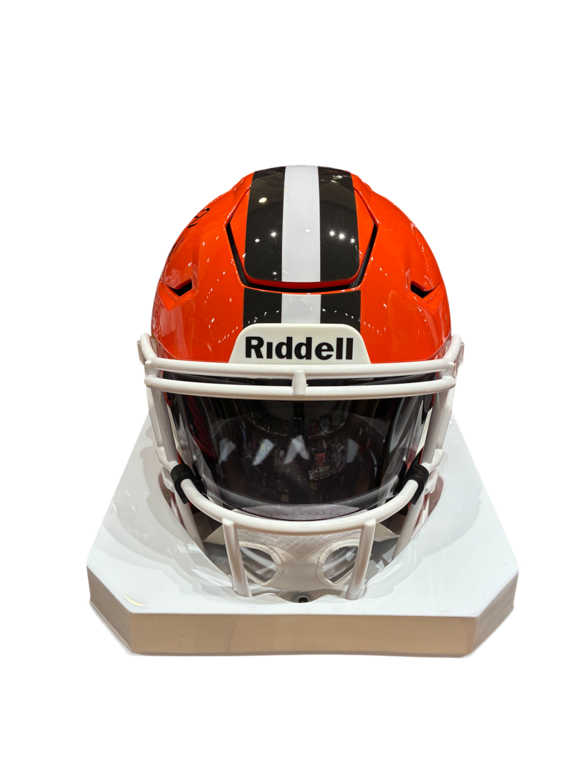 Harold Fannin Jr Signed Autographed Midi Browns Helmet Prime Time Witness