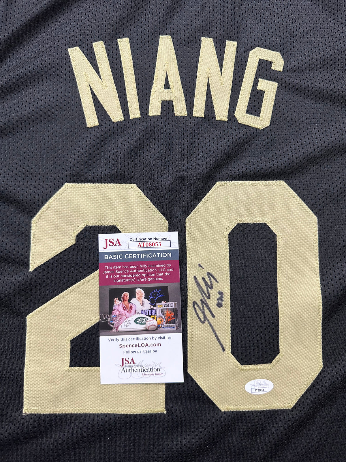 Cleveland Cavaliers Georges Niang Hand Signed Autographed Custom Black Jersey with JSA COA