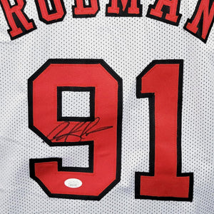 Chicago Bulls Dennis Rodman Signed Jersey JSA COA