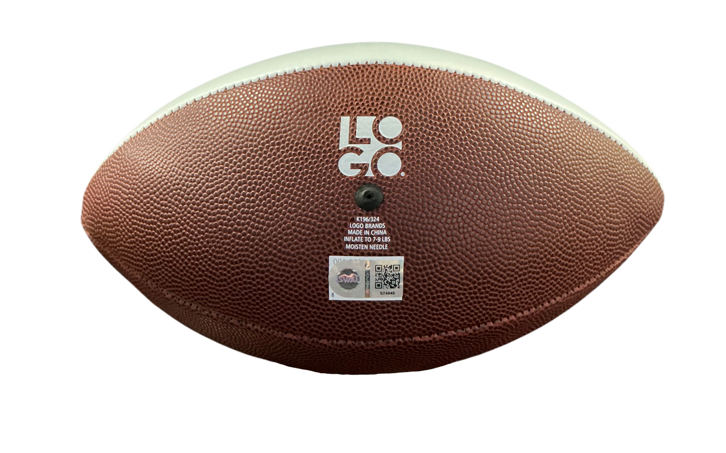 Will Howard, Cody Simon Ohio State Buckeyes Dual Signed National Champs MVP Logo Football PROVA Swau COA