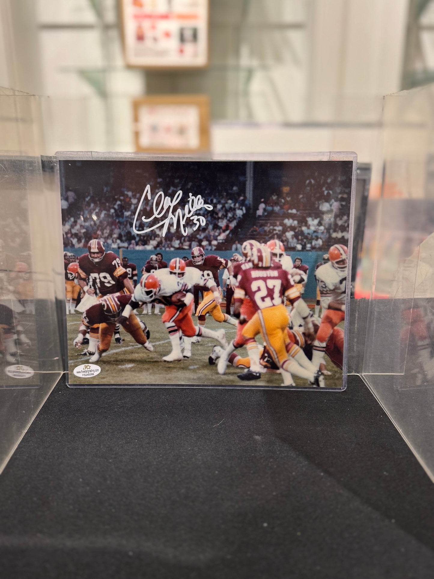 Cleveland Browns Cleo Miller Hand Signed Autographed 8x10 photo COA