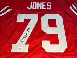 Ohio State Dawand Jones Signed Custom Jersey JSA COA
