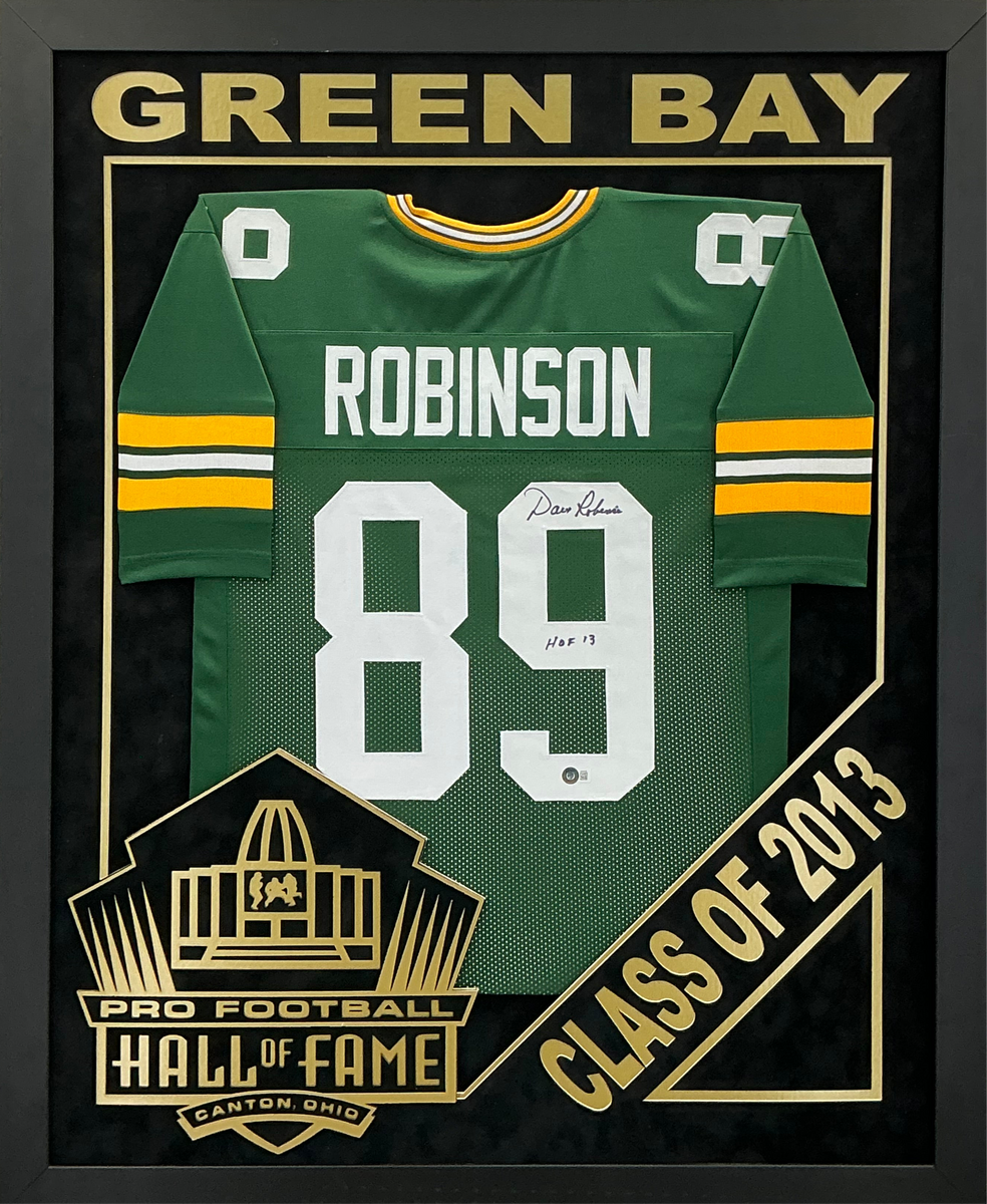 Dave Robinson - EXCLUSIVE PRO FOOTBALL HALL OF FAME FRAMING XL 3D LOGO ...