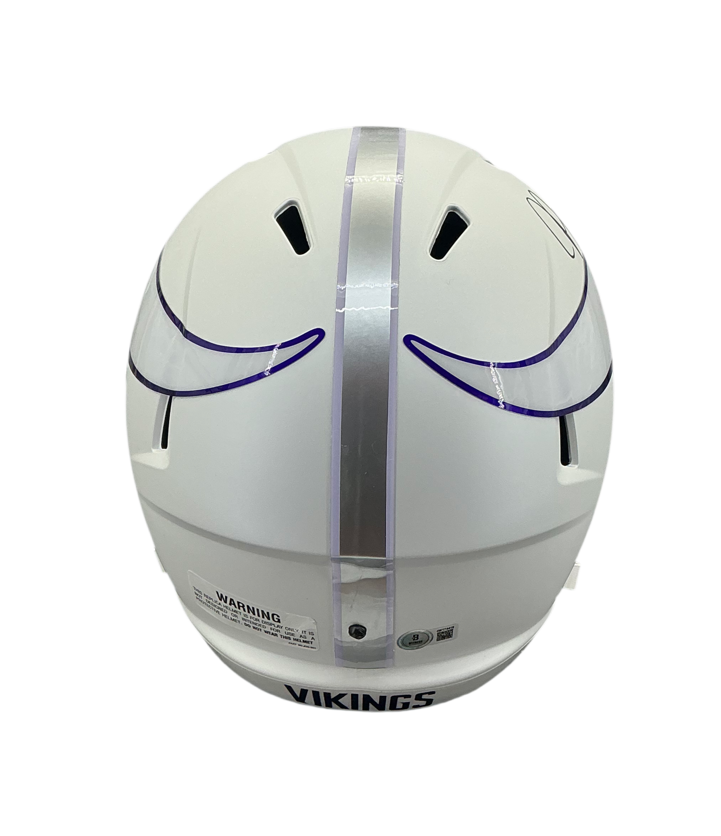 Justin Jefferson Signed Autographed Minnesota Vikings Full Size Authentic Helmet Beckett COA