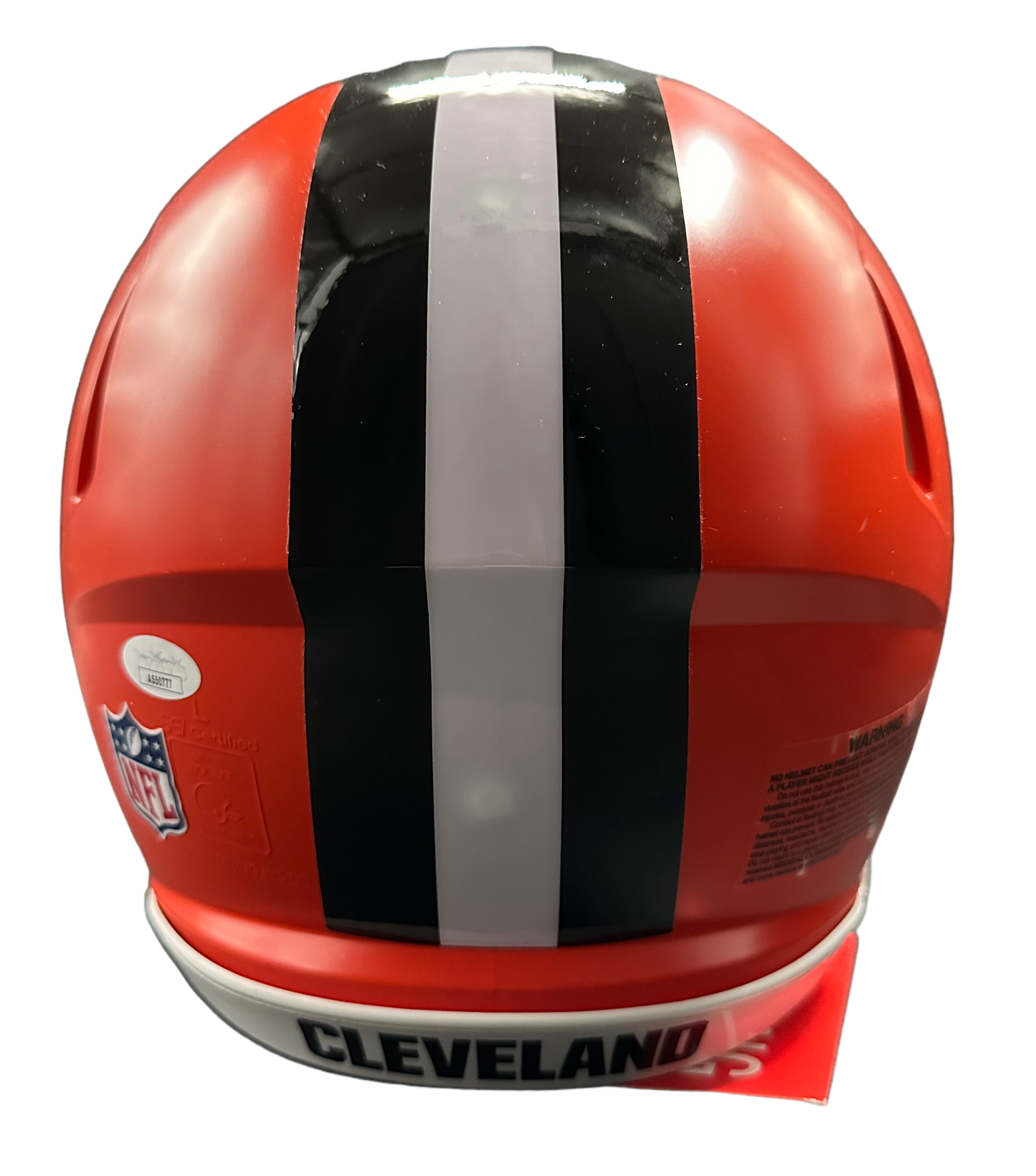 Cleveland Browns Grant Delpit Hand Signed Autographed Authentic Current Style Speed Helmet Inscribed “Dawg Pound” with JSA COA