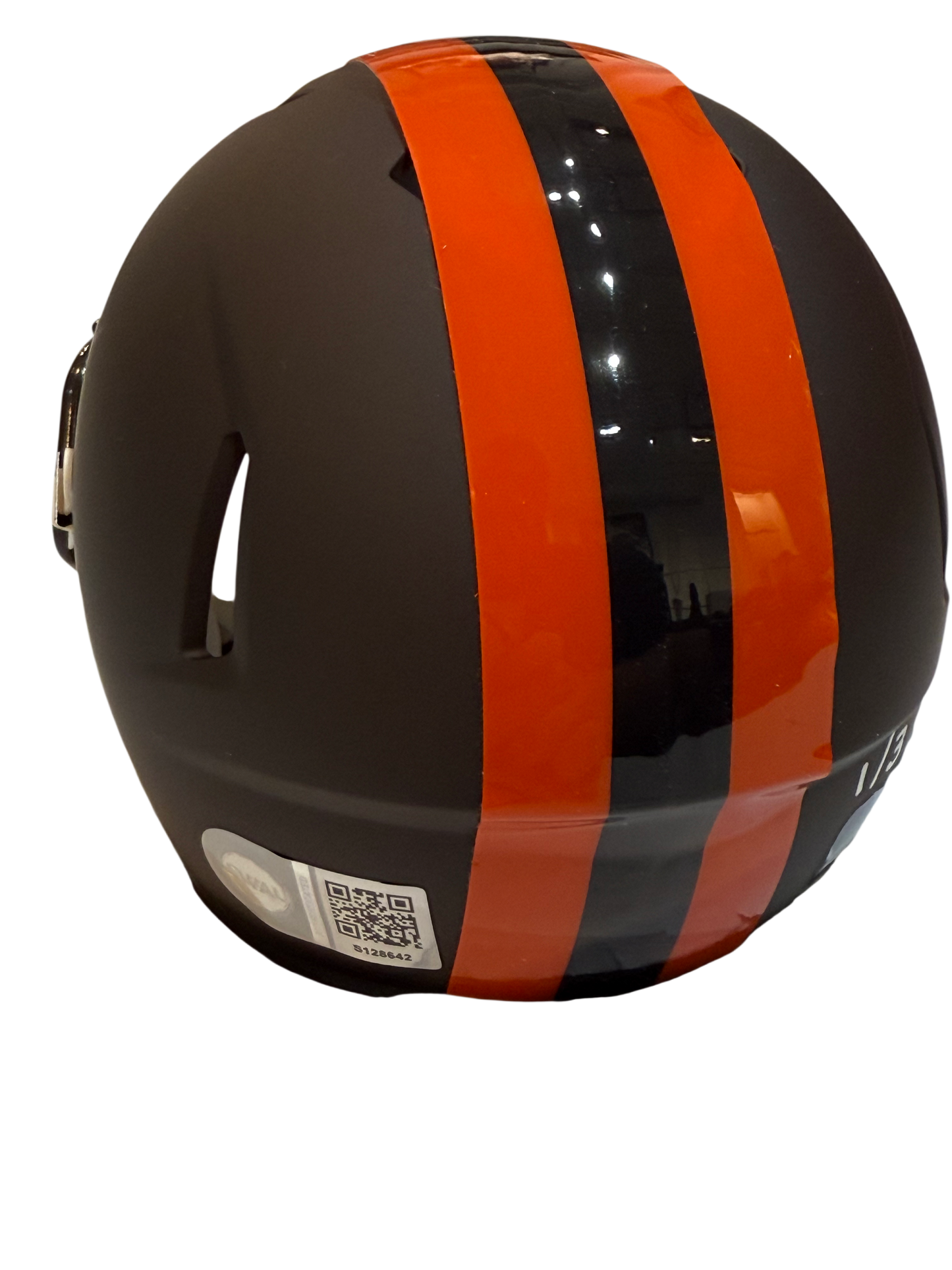 Quinshon Judkins Signed Autographed Cleveland Browns Alpha Dawg Mini Helmet LIMITED EDITION #’d to only 3 SIGNED IN PINK PAINT PEN includes COA