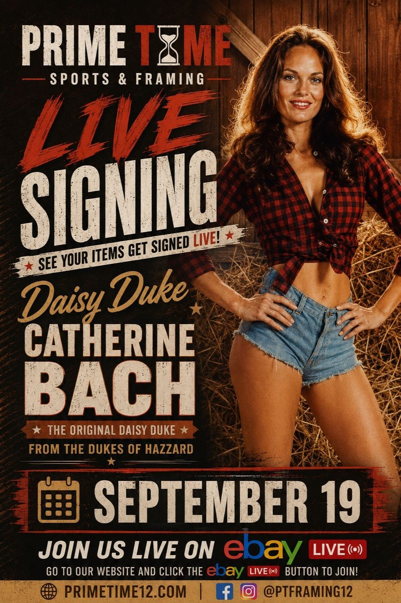 Catherine Bach Mail-in Ticket for Private Signing on 1 Item YOU WILL NOT MEET Catherine Bach )