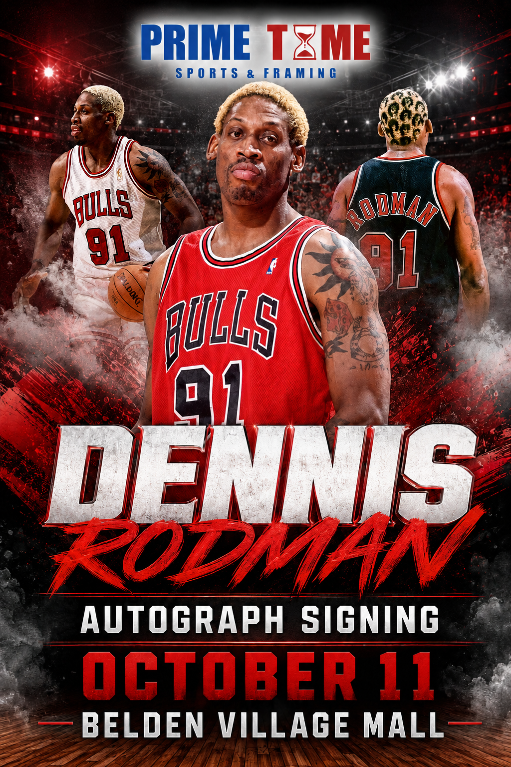 Dennis Rodman Mail-in Ticket for on 1 Item CARD SPECIAL YOU WILL NOT MEET DENNIS RODMAN