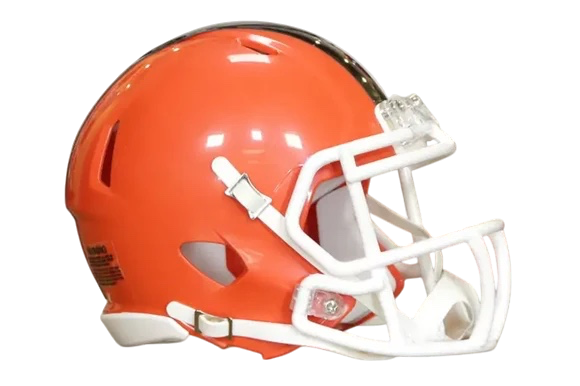 Pre-Sale Jared Verse Hand Signed Autographed Orange Cleveland Browns Mini Speed Helmet