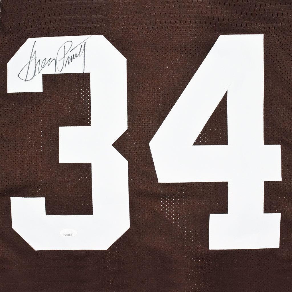 Cleveland Browns Greg Pruitt Hand Signed Autographed Custom Brown Jersey with JSA COA
